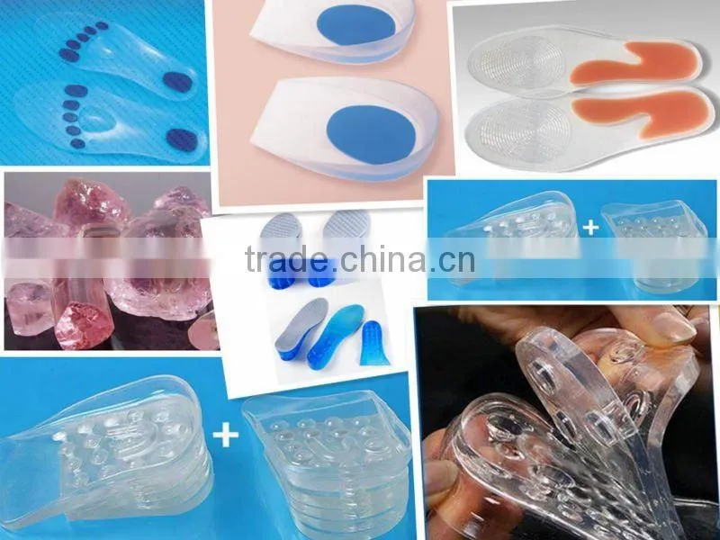 fashion design Liquid silicone gel hell shoe pad