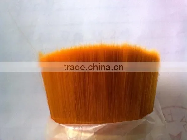 MAKE UP BRUSH FIBER bristle PET TAPERED FILAMENT COMPETETIVE PRICE
