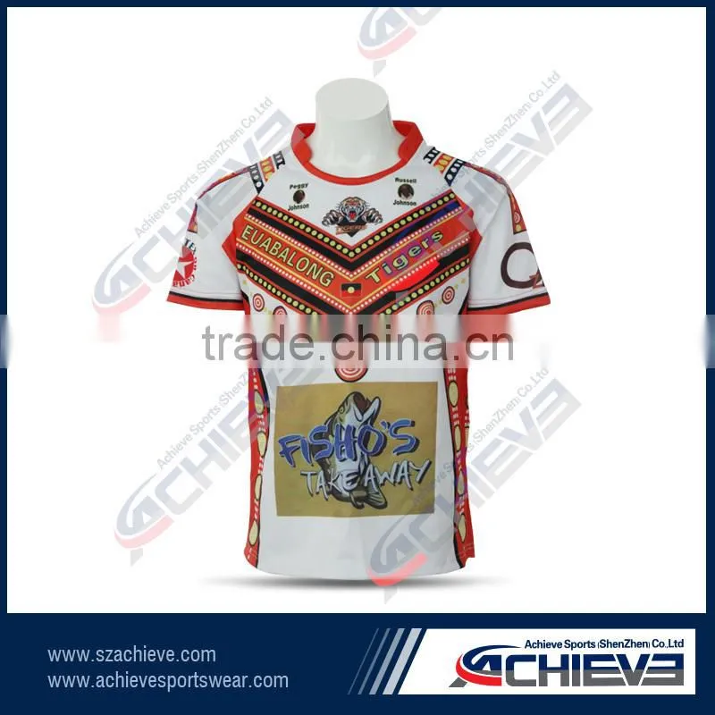 2015 sublimation team rugby sets for men printing rugby shorts Custom polyester rugby uniform