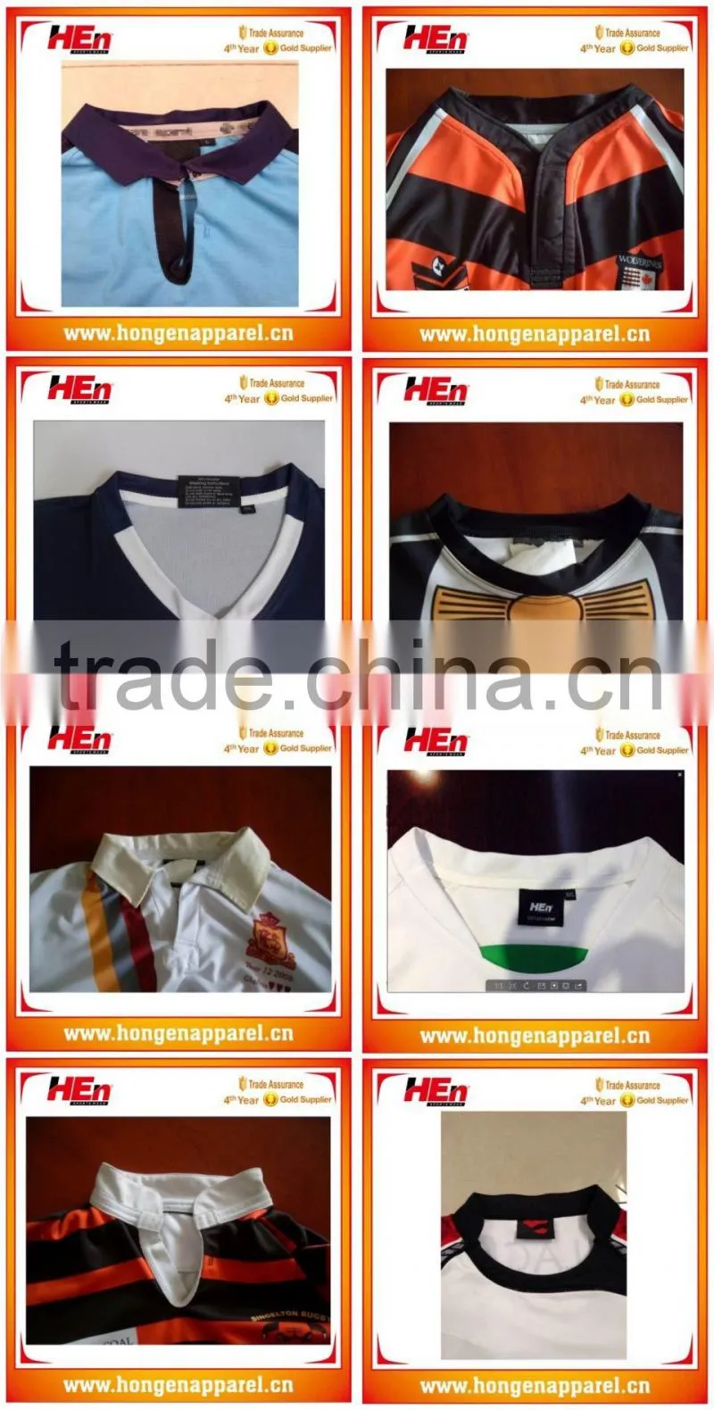 Hongen apparel short sleeves Australia rugby jerseys strong England rugby football jerseys