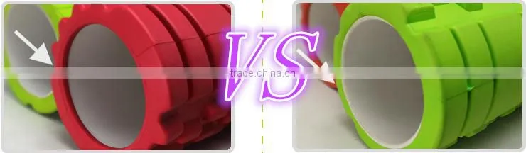 Hot sale EVA Grid High Density Hollow Exercise Yoga Foam Roller Shuoyang