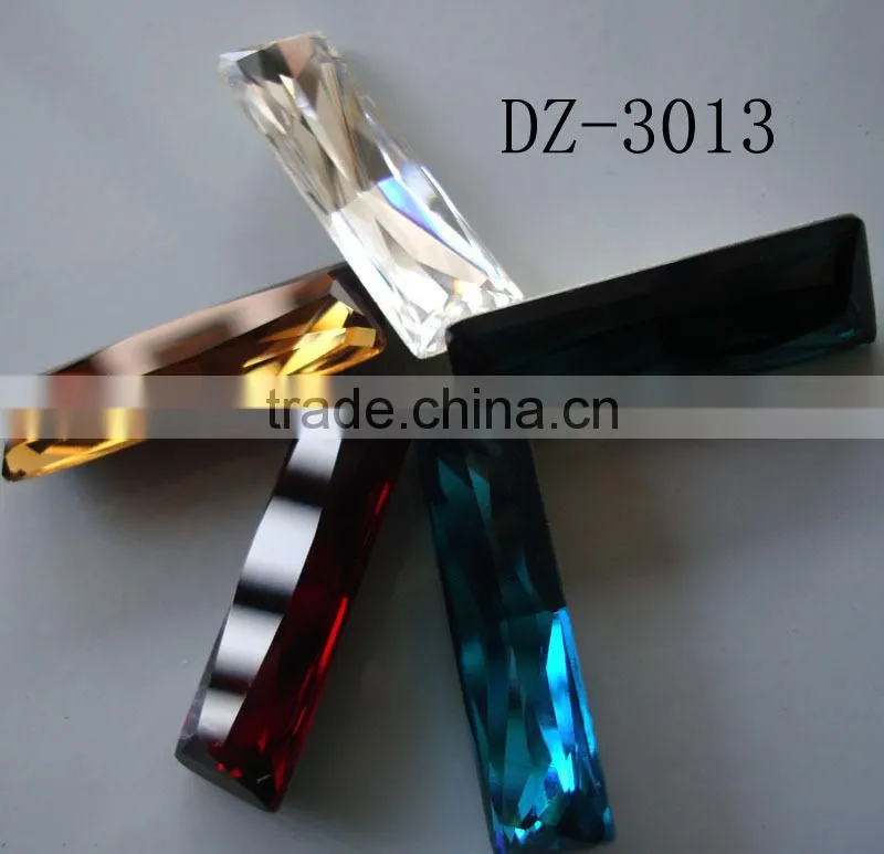 Hot sale rectangle cushion cut loose light topaz crystal stone
