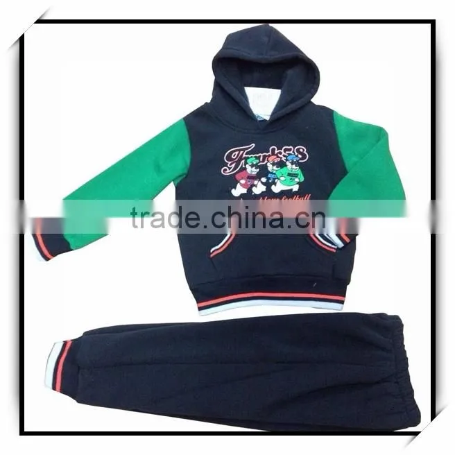boys fleece set wholesale sports clothes