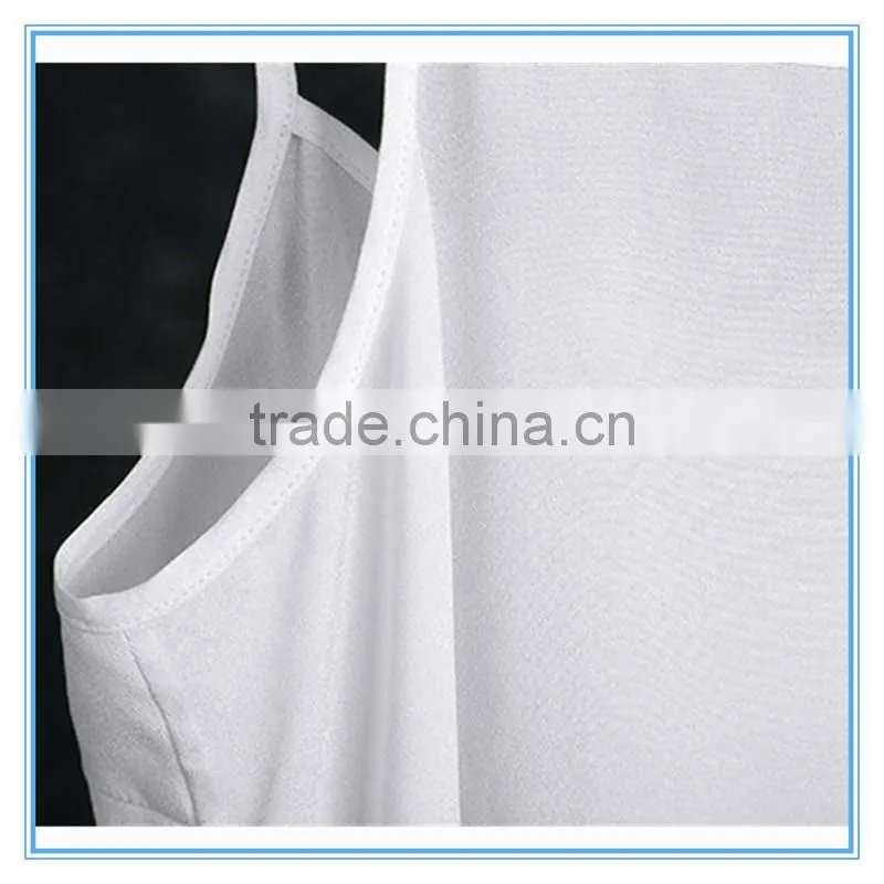 Elegant Ladies Fashion 2 Pieces Wholesale White Cotton Dress Pattern High Quality