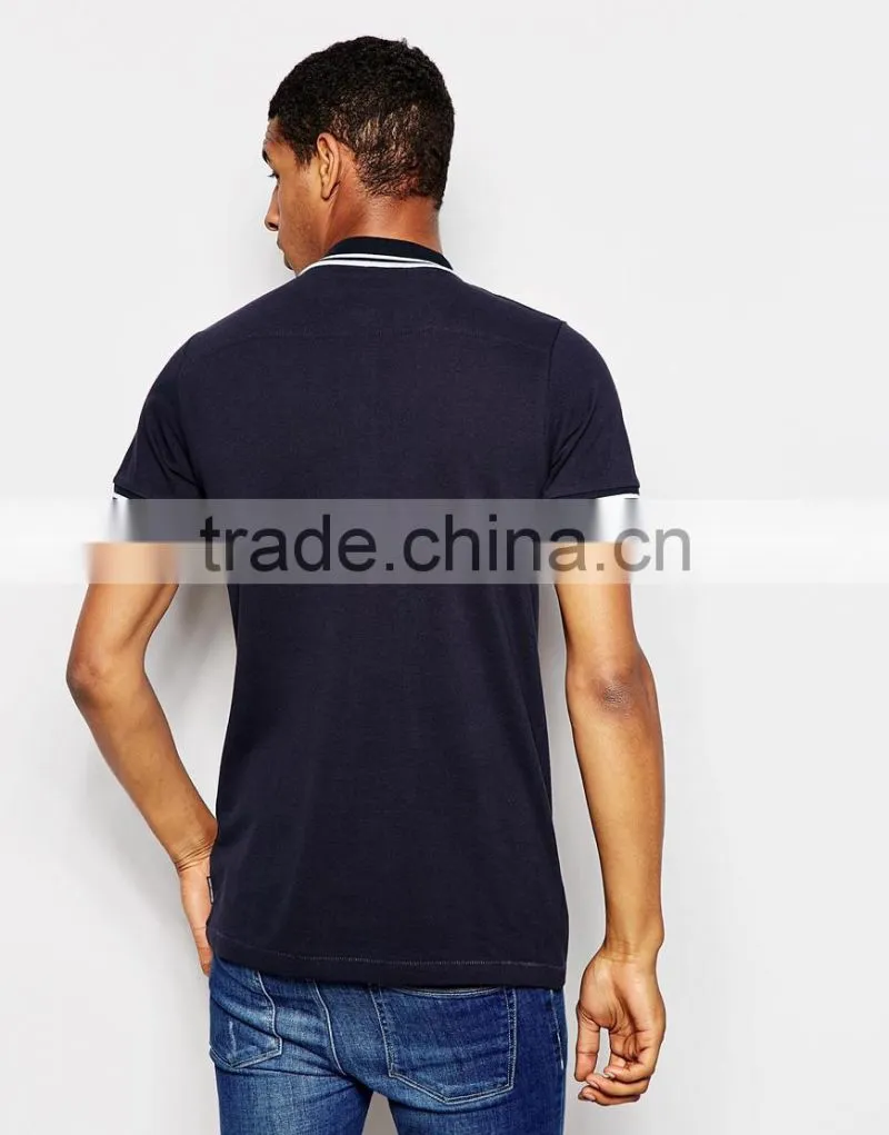 Tipped China Factory Wholesale Polo Shirt PS0118A