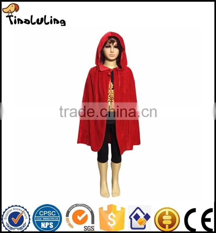 High-grade gold velvet Halloween large cloak animation stage costumes