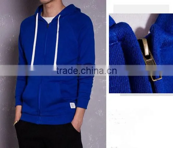 Jiangxi China Professional wholesale good quality cheap plain custom men zipper hoody