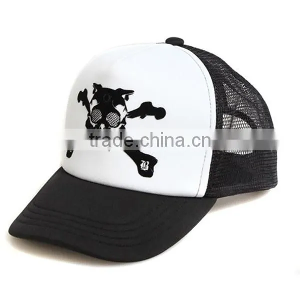 Wholesale custom mesh snapback hats curved bill trucker hat snapback cap