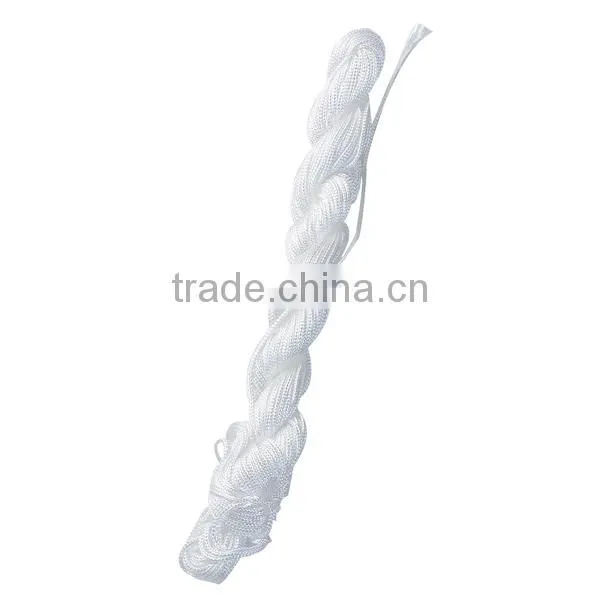 Polyester Jewelry Thread Cord White 1mm Necklace Thread Cord