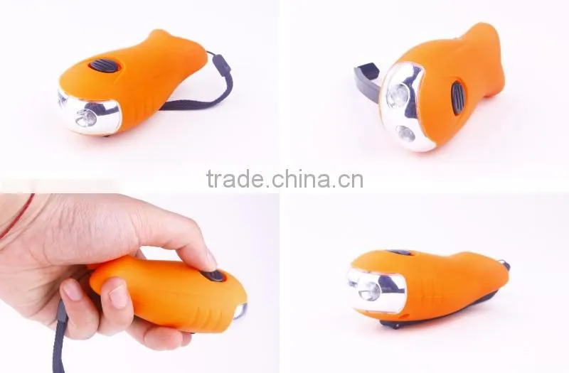 China Wholesale High Quality hand crank generator hand dynamo flashlight