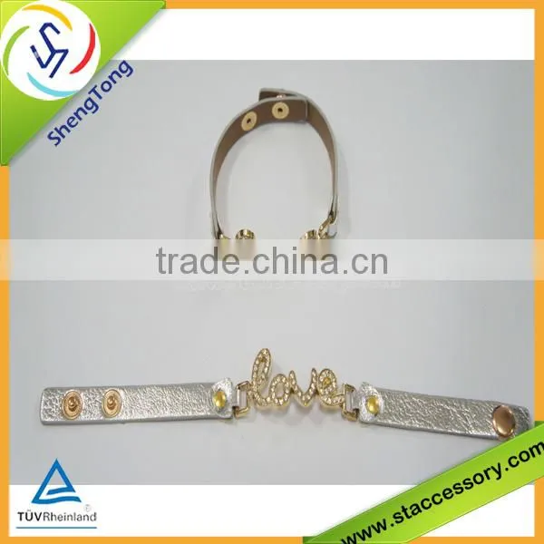 high quality couple bracelets/bracelets wholesale/leather bracelets for men