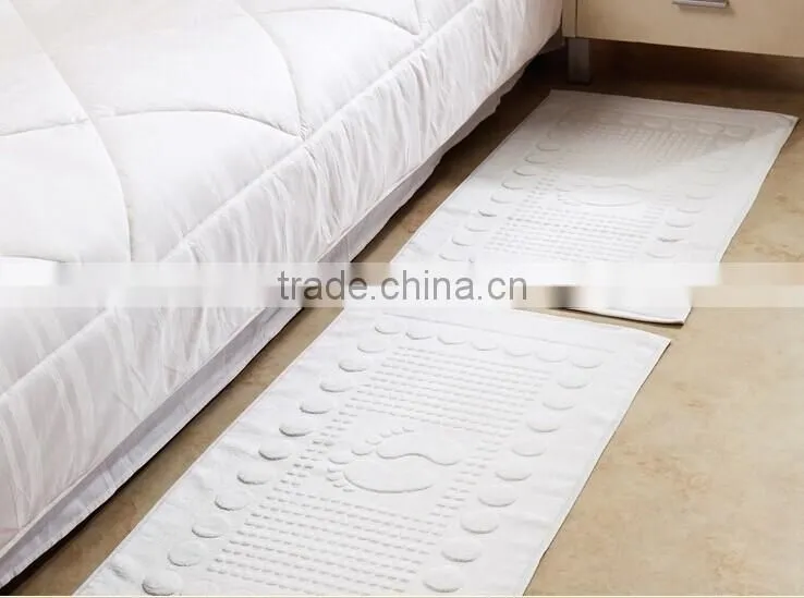 Wholesales 100% floor towels for hotel Bathmat