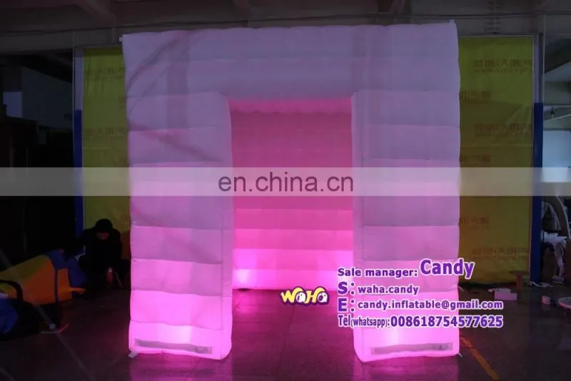 Portable led photo booth tent inflatable photo booth for sale
