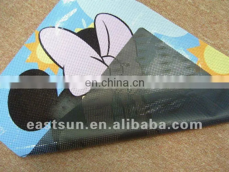 Colorful printing car static sunshade