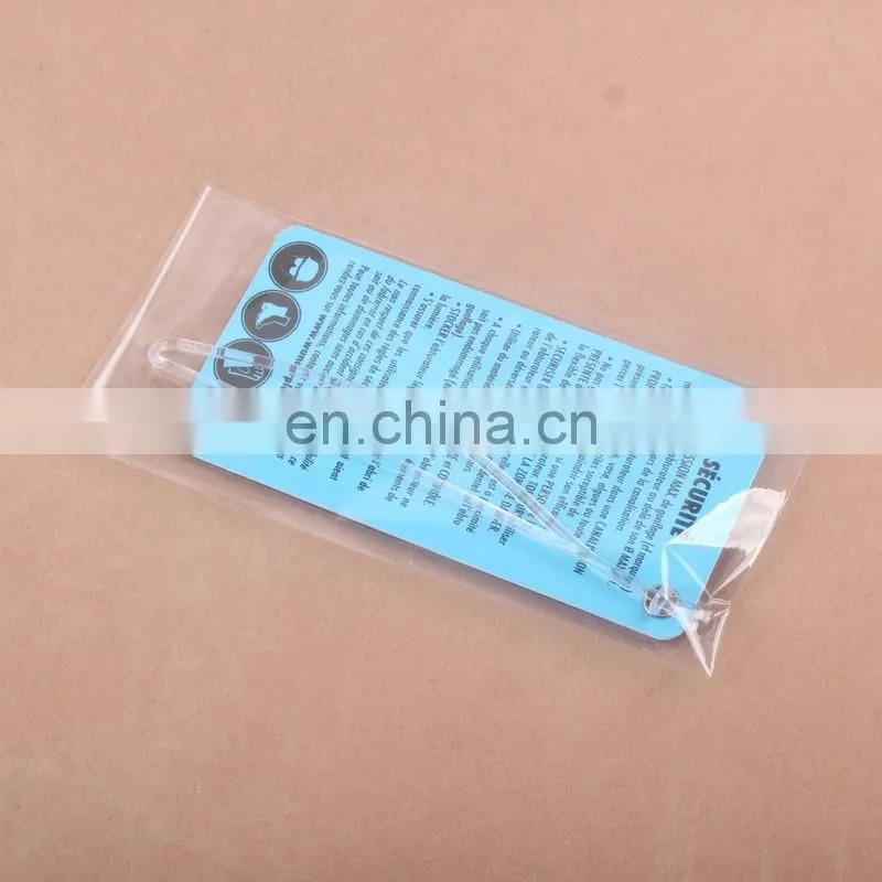 BSCI Assorted Color Tag Plastic Holder Key ID Name Label Tags Split Keyring