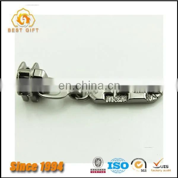 Wholesale Custom Cheap Garment Accessories Jacket Metal Logo Zipper Pulls