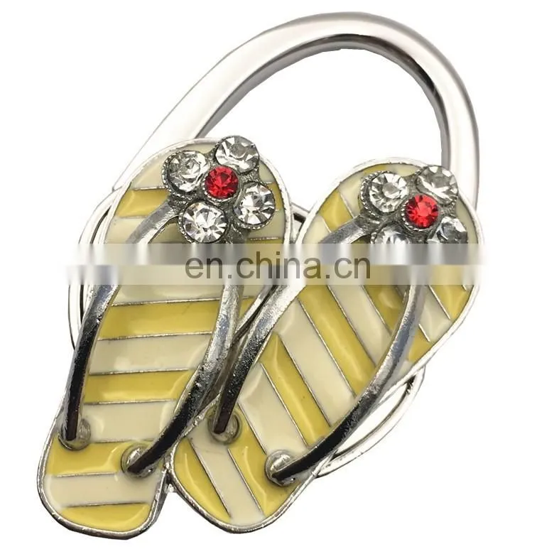 Wholesale flip flop foldable bag purse hanger