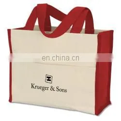 XD0016 Customized non woven shopping bag Wholesale standard size cotton canvas tote