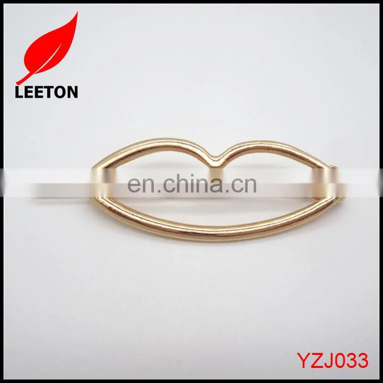 Factory supply mouth shape lady fancy fashion hair clip