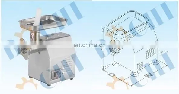 Marine 120kg/h Stainless Steel Meat Mincer