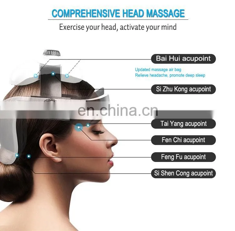 Automatic air pressure head massage vibrating electric head massager