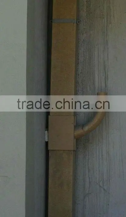 High quality plastic rainwater gutter pipes and fittings FRP