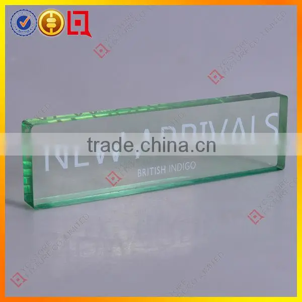 High quality Color-transparent solid acrylic display