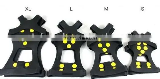 Durable Rubber anti-slip shoes cover magic spike ourdoor ice gripper