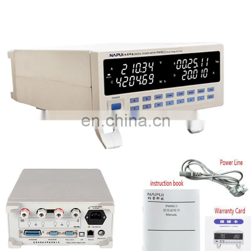 NAPUI PM9812 Multifunctional Small Current Electric Energy Model Digital Power Meter