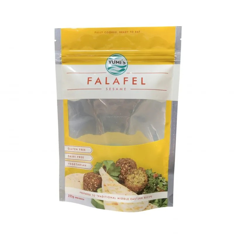 Gravure Printing Food Grade Mylar Aluminum Foil Pouch/Chia Seeds Zipper Packaging Bag/Stand Up Foil Bag with Window