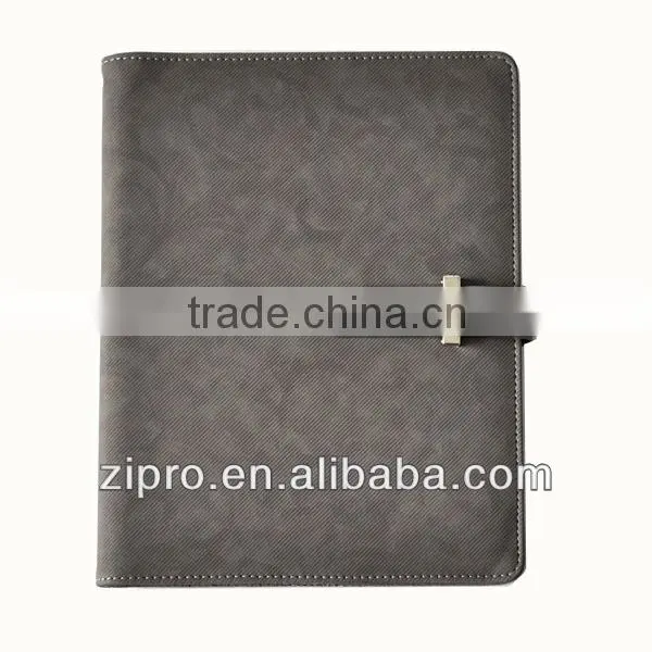 spiral hardcover notebook with pen leather/pu diary notebook