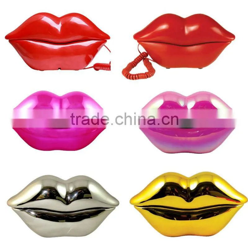 novelty corded funny lip phone