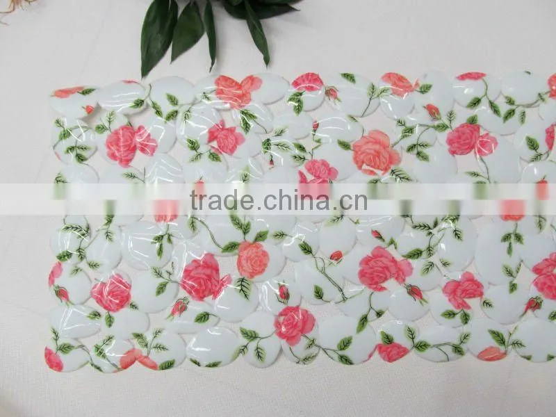 flower non-slip bathroom floor mat YJ-8016