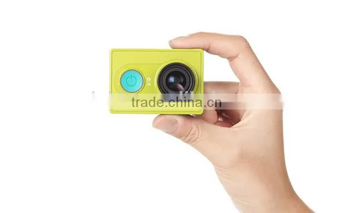 Ambarella A7LS Processor 16MP CMOS 155 Degree Wide Angle XIAOMI Yi WiFi Action Camera 60FPS@1080P 120FPS@720P With Time Lapse