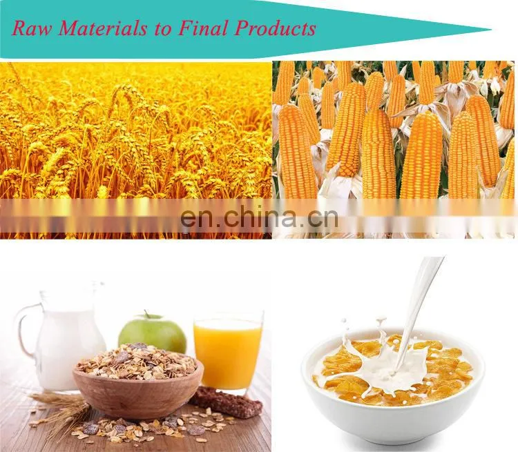 Home Use Wheat Oats Maize Corn Flakes Cereal Maker Making Machine Price For Sale