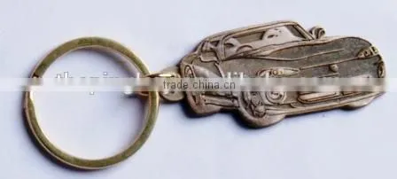 Key chaincustom Soft Enamel Metal Badge gold