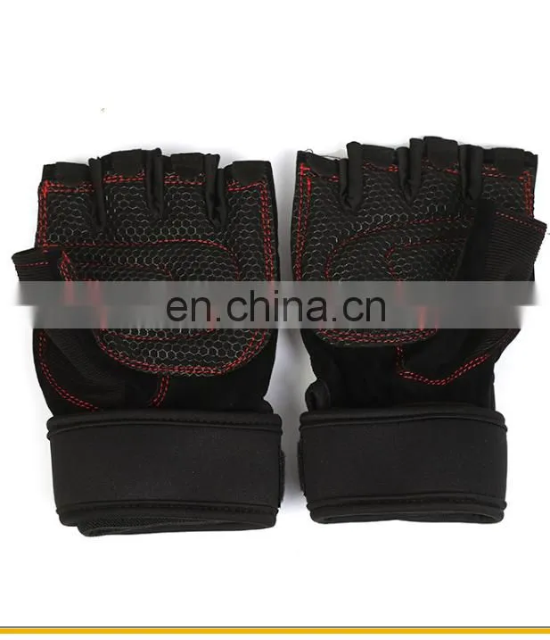 Neoprene bodybuilding sport fitness gloves exercise training gym gloves for men women