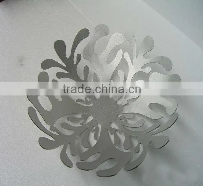 Hot Selling Aluminium Alloy Decoration Flower Shaped Plates