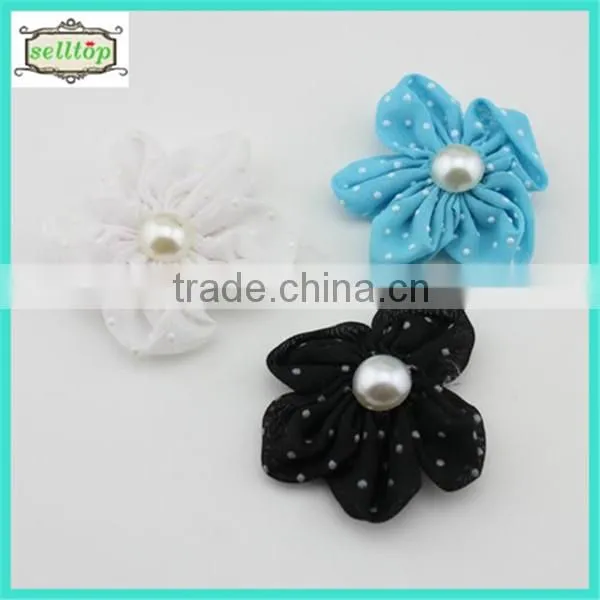 High quality 5cm ribbon flowers making plum blossom