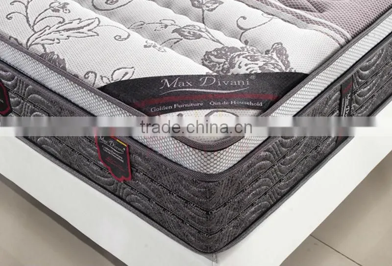 Bonnel spring pillow bamboo king size mattress ML2014-8