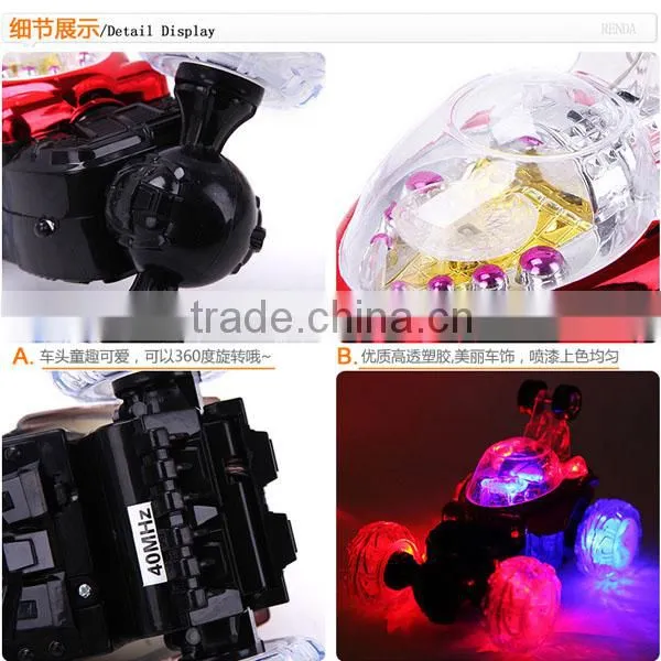 6 Channel RC car, with light and music, RC toys, rc stunt car