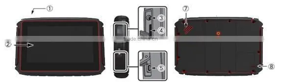 Top sale motorcycle truck GPS navigation with customized logo design