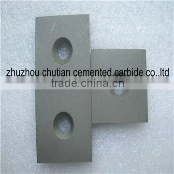 zhuzhuo factory suply high quality and cheapest hard metal alloyplate 36*36*5mm with hole
