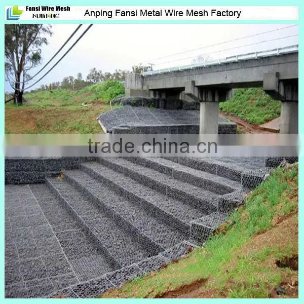 Galvanized/plastic cost of gabion baskets( Factory) Anping, Hengshui China Manufacture