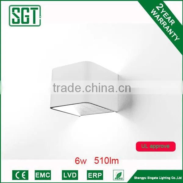 6w wall bracket light fitting SMD with 2 years warranty