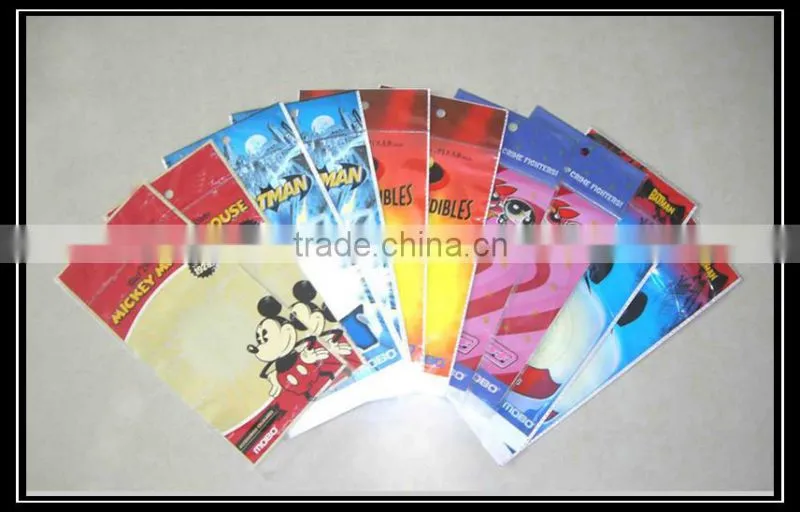 custom printing opp bag with cardboad