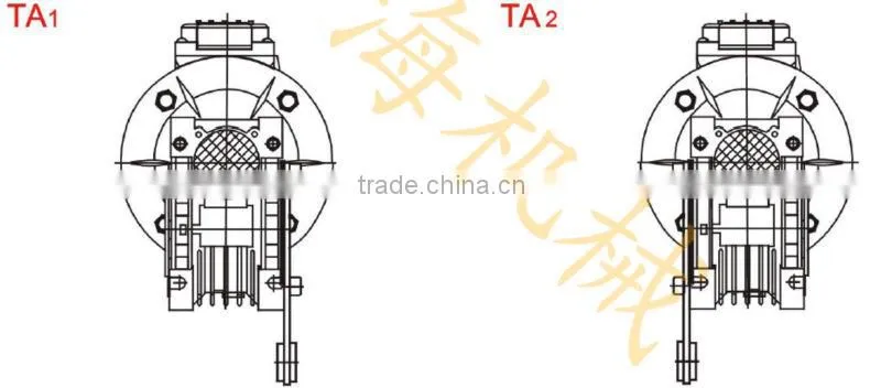 NMRV090 worm gear box, aluminum gear box, gear box