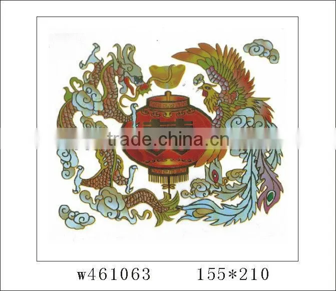 heat transfer film of flower design
