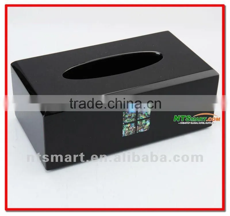 Table Decoration & Accessories Rectangle Leather Tissue Box