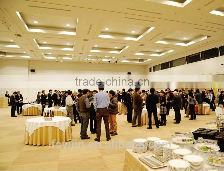 2015 Factory Price Wedding Round Polyester Table Cloth